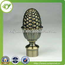 High quality house furnishing rod/drapery rods and finials